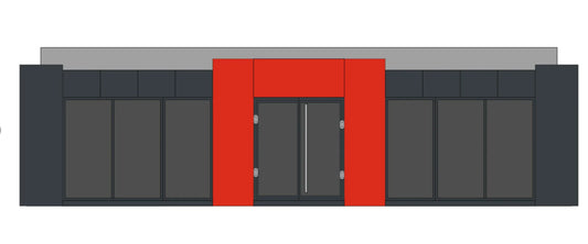 Contenedor Oficina 12,00 × 6,00 m – Modelo Lisboa