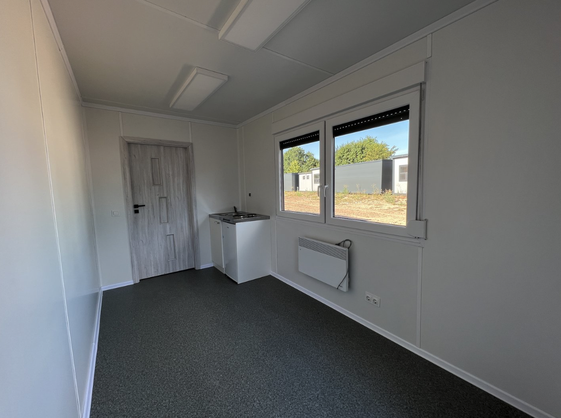 Contenedor Vivienda 6,00 × 2,44 m – Con Cocina, Baño y Ducha