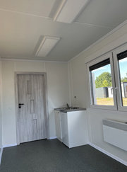 Contenedor Vivienda 6,00 × 2,44 m – Con Cocina, Baño y Ducha