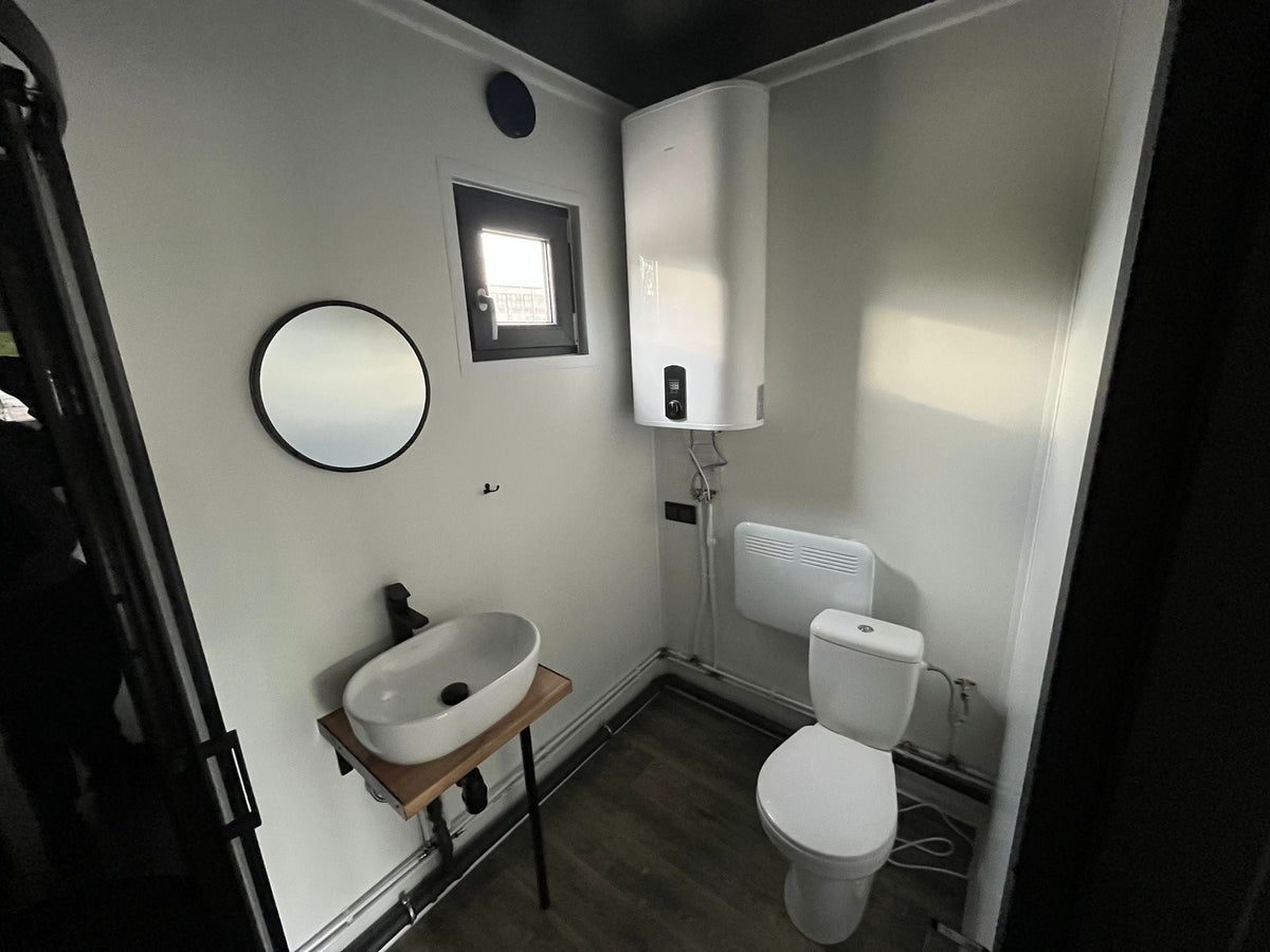 Contenedor Vivienda Premium 8,00 × 2,90 m – Con Cocina, Baño y Ducha