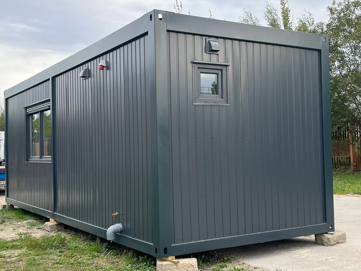 Contenedor Vivienda Premium 8,00 × 2,90 m – Con Cocina, Baño y Ducha