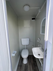 Contenedor Sanitario Doble WC 2,20 × 1,30 m