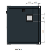 Contenedor Vivienda 6,00 × 2,44 m – Con Cocina, Baño y Ducha