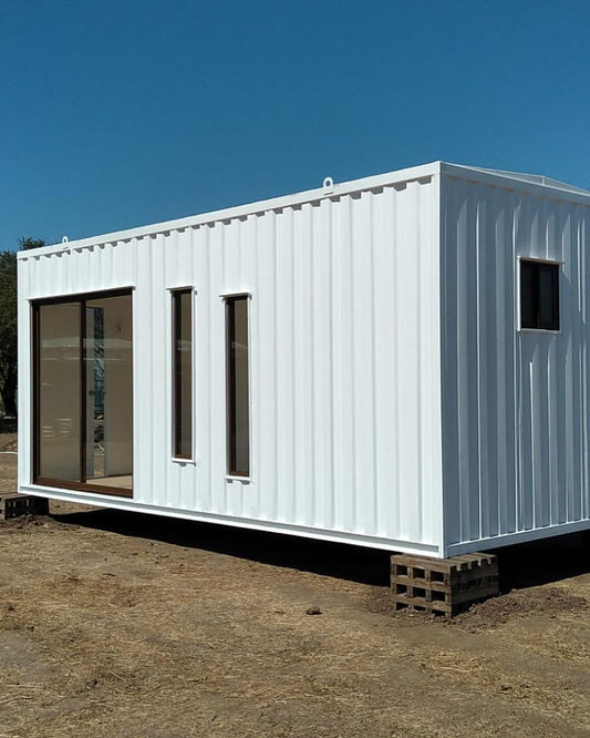 Contenedor marítimo Oficina 6×3 Mts -18M2 ( Ref: 13001 )