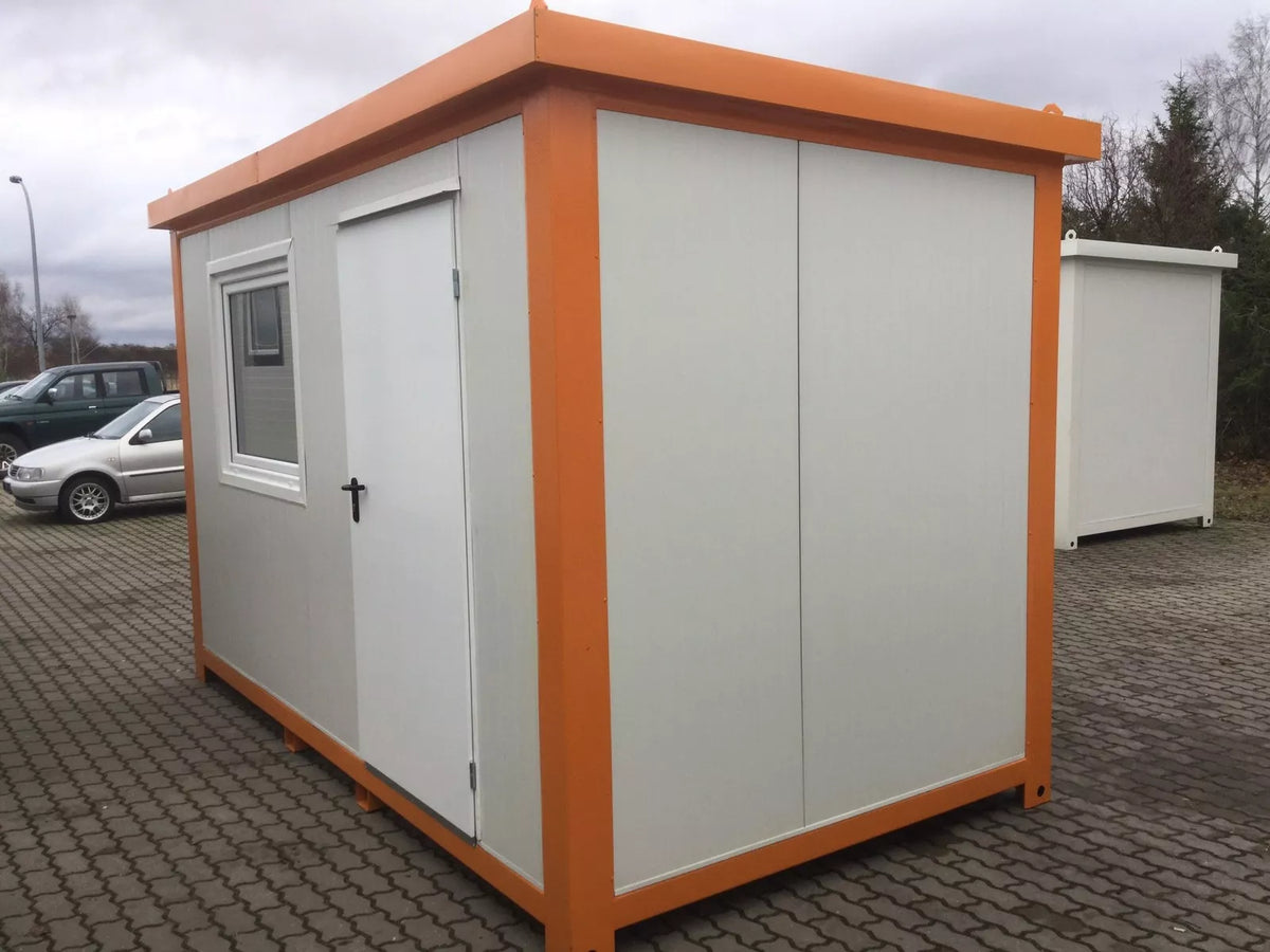 Nuevo Contenedor Oficina 4×2,4 m – Caseta de Seguridad / Control de Acceso 9,6 m²
