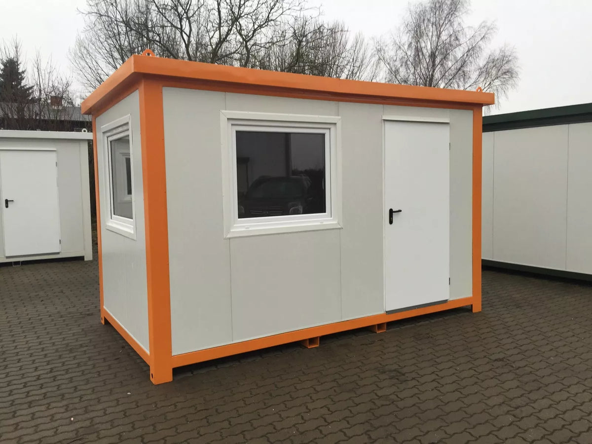 Nuevo Contenedor Oficina 4×2,4 m – Caseta de Seguridad / Control de Acceso 9,6 m²