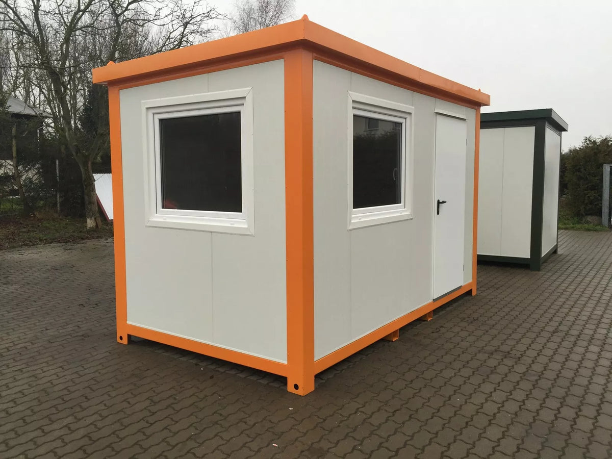 Nuevo Contenedor Oficina 4×2,4 m – Caseta de Seguridad / Control de Acceso 9,6 m²