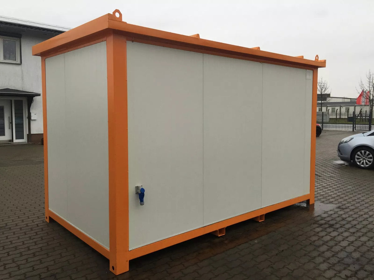 Nuevo Contenedor Oficina 4×2,4 m – Caseta de Seguridad / Control de Acceso 9,6 m²