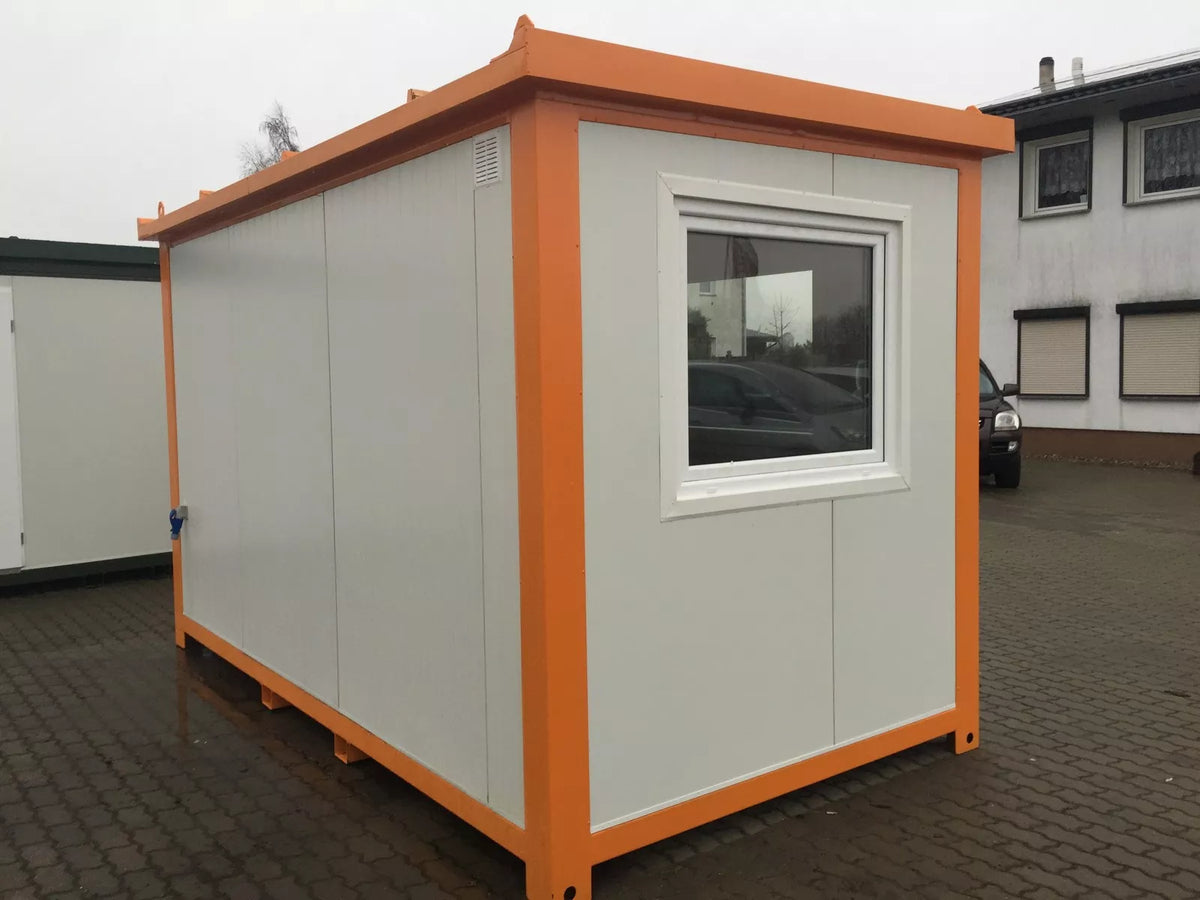Nuevo Contenedor Oficina 4×2,4 m – Caseta de Seguridad / Control de Acceso 9,6 m²